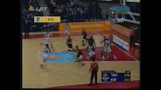 Mindaugas Timinskas huge dunk 2001 Euroleague