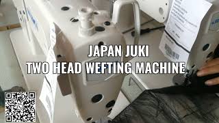 JAPAN JUKI TWO HEAD HAIR WEFTING MACHINE