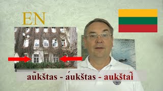 LITHUANIAN LESSON 219 - AUKŠTAS - AUKŠTAS - AUKŠTAI