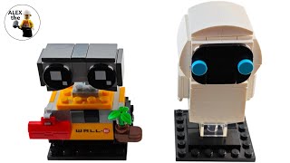 LEGO BRICKHEADZ 40619 speed build and play - EVE \u0026 WALL•E