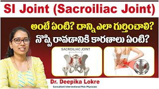 What is the SI Joint Pain | Sacroiliac Joint Pain In Telugu | Causes Of Lower Back Pain | Panacea