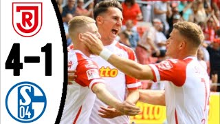 Regensburg vs Schalke04   4 - 1 | | Highlights & All Goals 2021