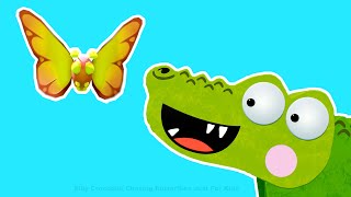 Silly Crocodile Stories For Kids | Butterflies