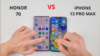 Honor 70 vs iPhone 13 Pro Max | SPEED TEST
