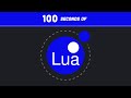 Lua in 100 Seconds