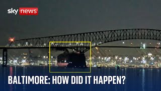 Baltimore bridge collapse: How did it happen?