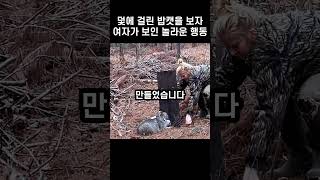 덫에 걸린 밥캣을 보자 여자가 보인 놀라운 행동