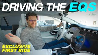 Driving the Mercedes EQS ! First time in the EV S-Class ⚡