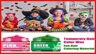 4 Colors Temporary Hair Color Wax ,Blue Purple Pink Green Natural Hair Color Dye Wax Mud,Wash Out