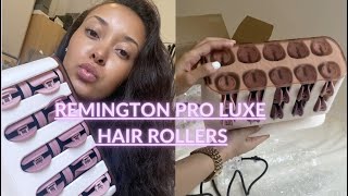 REMINGTON PRO LUXE HOT HAIR ROLLERS - Unboxing Video