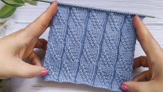 Cable Stitch Knitting Pattern| Zopfmuster stricken | Punto Trecce ai ferri| Point Torsades au Tricot