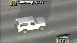 OJ Simpson on the run in 1994 (Recorded LIVE) Full version