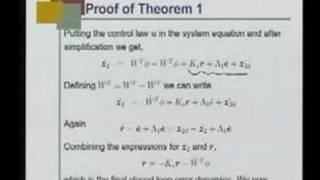 Mod 3 Lec 6 Adaptive neural control for Affine systems MIMO