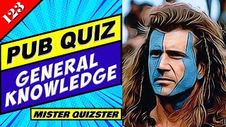 VIRTUAL PUB QUIZ 2021 || General Knowledge Quiz || 15 Trivia Questions Plus a Bonus!