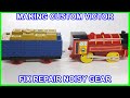 Making a custom red Talking Victor and fix noisy gear Trackmaster