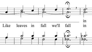 Like leaves will fall - Barbershop Tag (Arr: Jake Tickner) - Sunday´s Harmony