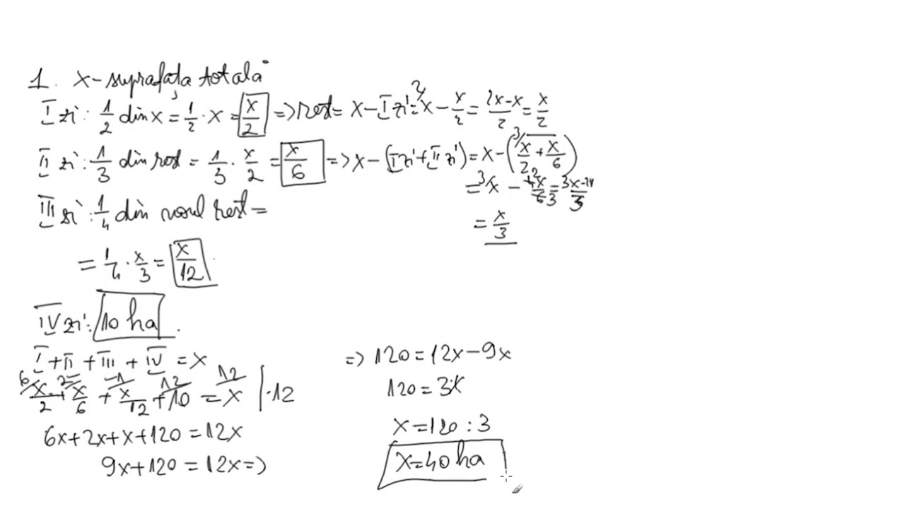 Probleme Care Se Rezolva Cu Ajutorul Ecuatiilor Pe Etape De Rezolvare ...
