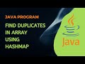Duplicate Values Count In Array using HashMap || Java Program || Swaroop Nadella