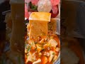 asmr drinking colorful eating crunchy ice with honey jelly eating show