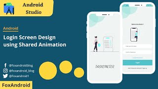 Login Screen Design with Shared Animation || Android UI/UX Tutorial || Android Studio Tutorial