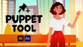 After Effects Puppet Tool Tutorial | Import Vectors from Illustrator