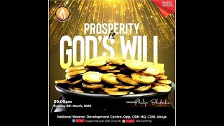 Prosperity is God's Will #TheSLCxperience | Supernatural Life Church, Abuja.