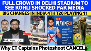 OMG! Huge Crowd In Delhi To See Virat Kohli SHOCKED Pak Media | Why No Captain Photoshoot In CT