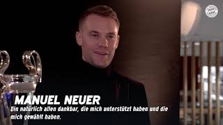 LEWANDOWSKI DAVIES KIMMICH AND NEUER SPEECH AT FIFA AWARD PARTY