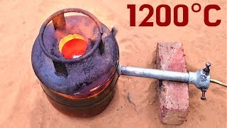 Making Metal Melting Furnace at Home | गैस सिलेंडर से बनाई भट्टी | Home Made Metal Foundary |