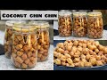 COCONUT CHIN CHIN RECIPE | BEST FOR EID | CHEFMAAH