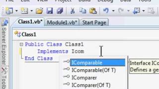 Implementing Interfaces with Visual Studio 2010, Visual Basic, or Visual C#