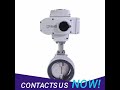 hk60 d kitz series 8 inch aluminum electric operated butterfly valve