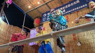 秋津氷川神社例大祭　2023 秋津囃子③ひょっとこ4人組