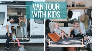 Family of Four DIY Sprinter Van Conversion | Van Life with Kids