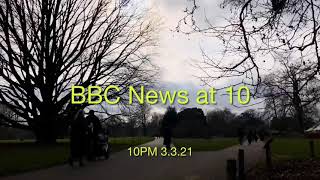 BBC News at Ten intro 10pm 3.3.21