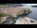 dubrovnik croatia aerial drone 4k