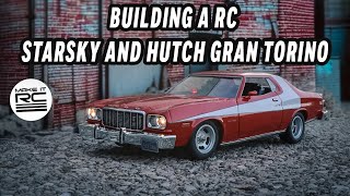 How I Built a RC Starsky and Hutch Ford Gran Torino in 1/25 Scale with Functional Lights 🔧