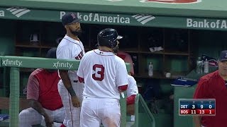 DET@BOS: Leon extends the lead with a sacrifce fly