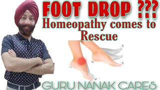 FOOT DROP | Homeopathy comes to Rescue | Top 5 Homeopathic Remedies by Chanderpreet Singh