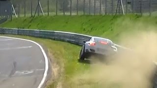 CRASH Porsche 997 Turbo Touristenfahrten Nordschleife 6.5.16