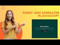Build your own random joke generator using dad jokes API in javascript #javascript #api