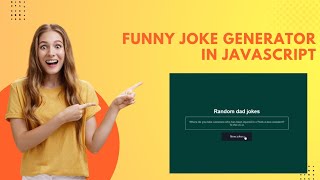 Build your own random joke generator using dad jokes API in javascript #javascript #api