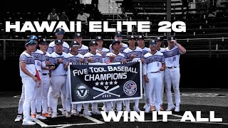 Hawaii Elite 2G on the Way to the 2023 Mattingly World Series