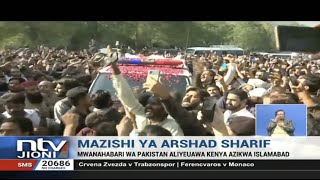 Arshad Sharif: Mwanahabari wa Pakistan aliyeuawa Kenya azikwa Islamabad