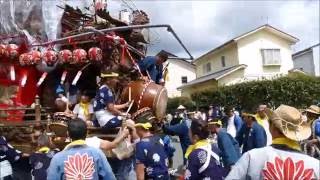 6076館山市船形の祭②：これは心臓破り！堂ノ下丸山の急坂を一気に上る。堂ノ下、根岸、柳塚。H28fnk15