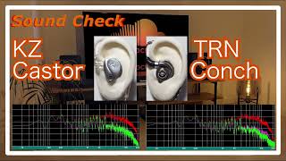 KZ Castor vs TRN Conch [IEMs Chinese In-Ear Sound Comparison 中華イヤホン音比較]