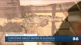 Concerns about water quality in schools