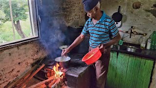 Na Roça Zé Da iota Fazendo Merenda No Fogão De Lenha