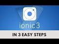 IONIC IN 3 EASY STEPS | Ionic quick installation guide | Ionic framework for beginners