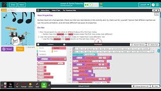 Unit 3 Lesson 9 Sprite Properties